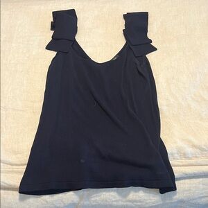 Etcetera Navy Sleeveless Tank Top